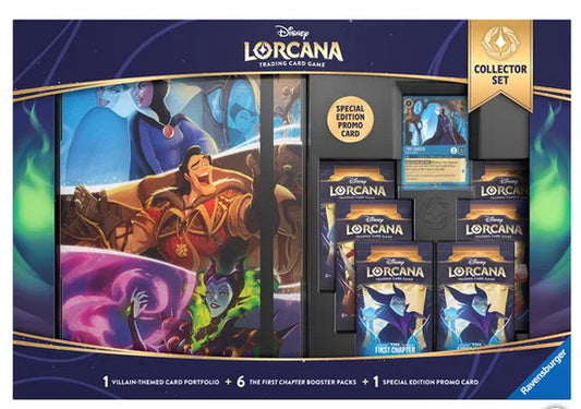 Disney Lorcana First Chapter Collector Set - 6 Packs, Portfolio, Promo Card