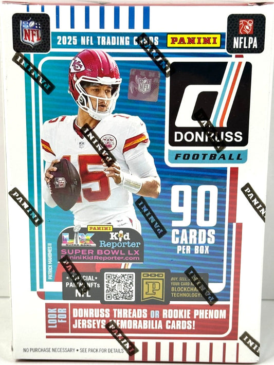 Panini 2025 NFL Donruss Football Trading Card Blaster Box (Red Exclusives)