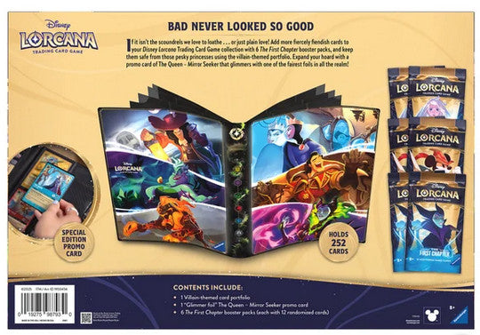 Disney Lorcana First Chapter Collector Set - 6 Packs, Portfolio, Promo Card