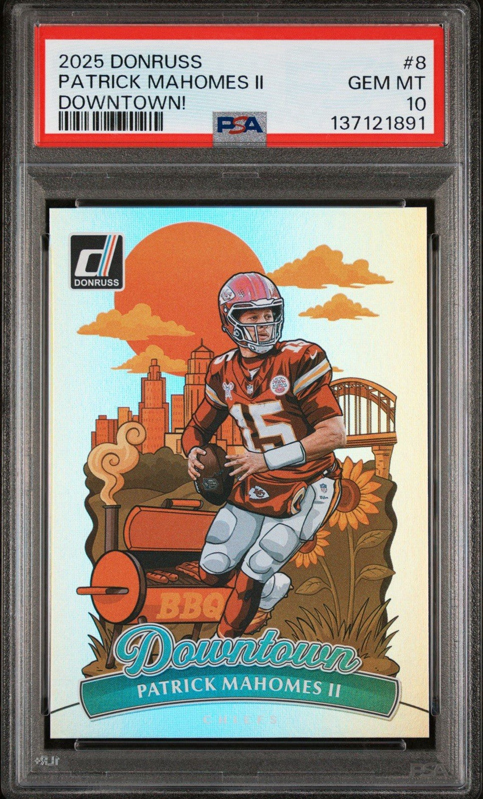 1x Random Graded Football Card (Beckett, PSA or CGC) - Grade 8 or Higher