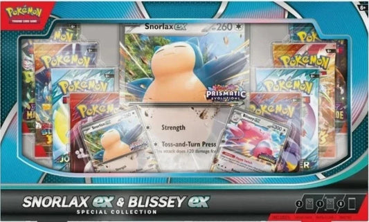 Pokemon TCG: Snorlax ex & Blissey ex Special Collection (2 Foil Promo Cards, 1 Oversize Card & 8 Booster Packs)
