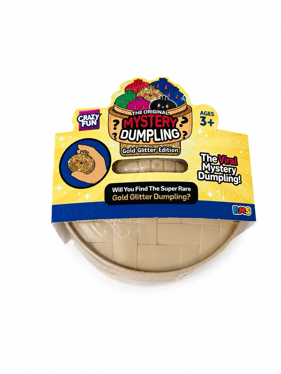 Crazy Fun Original Mystery Dumpling Gold Shimmering Edition Viral Toy