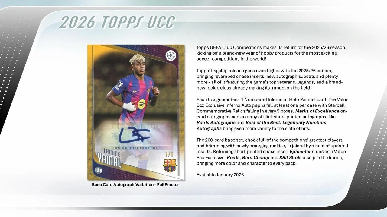 2025-26 Topps Flagship UEFA Soccer Blaster Box