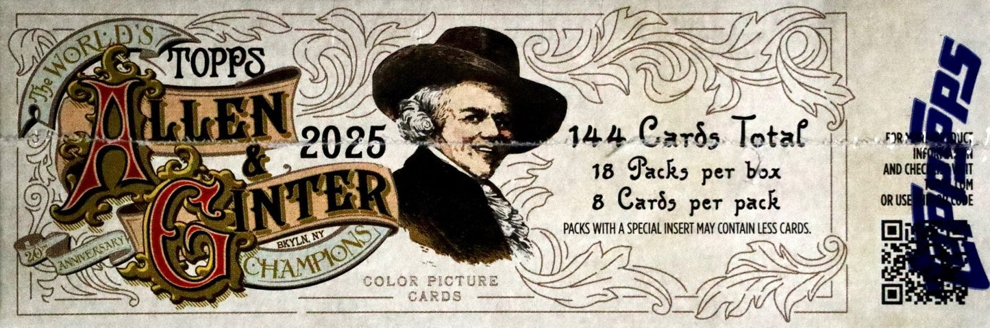 2025 Topps Allen & Ginter Baseball Mitchell & Ness Hobby Box