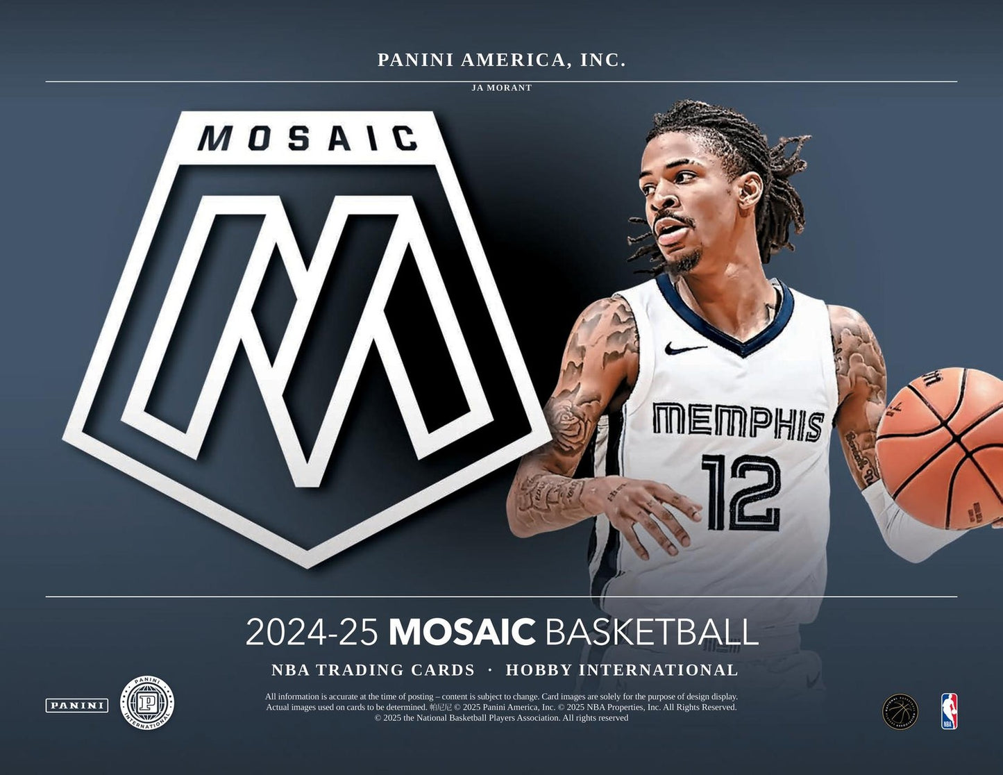Panini 2024-25 Mosaic NBA Basketball International Hobby Box