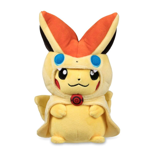 Pokemon Center 8" Plush Pokemon Pikachu with Victini Cape
