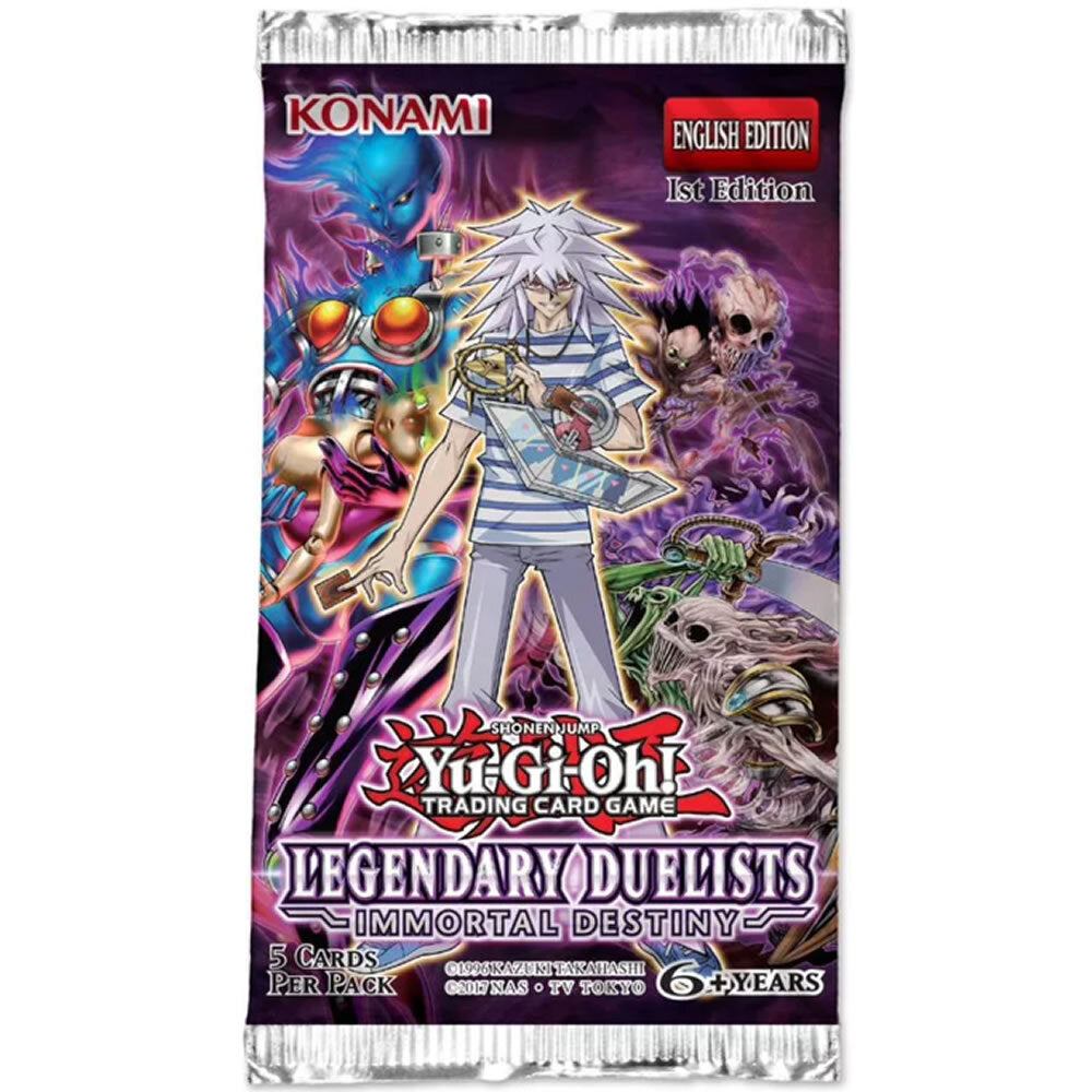 Yu-Gi-Oh! Legendary Duelist Immortal Destiny (1st Edition) Booster Pack - 5 Cards
