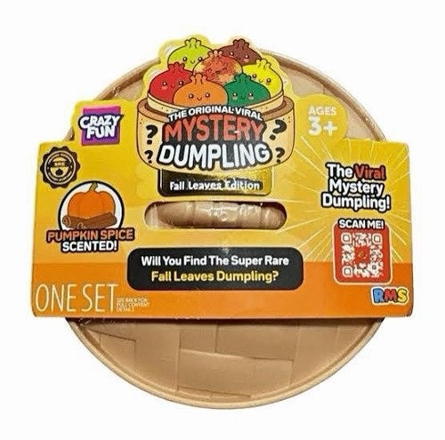 RMS Mystery Dumpling Fall Leaves Pumpkin Spice Scented Squishy Toy – Ages 3+
