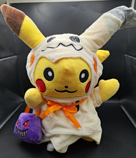 Pikachu Plushie with Mimikyu Costume