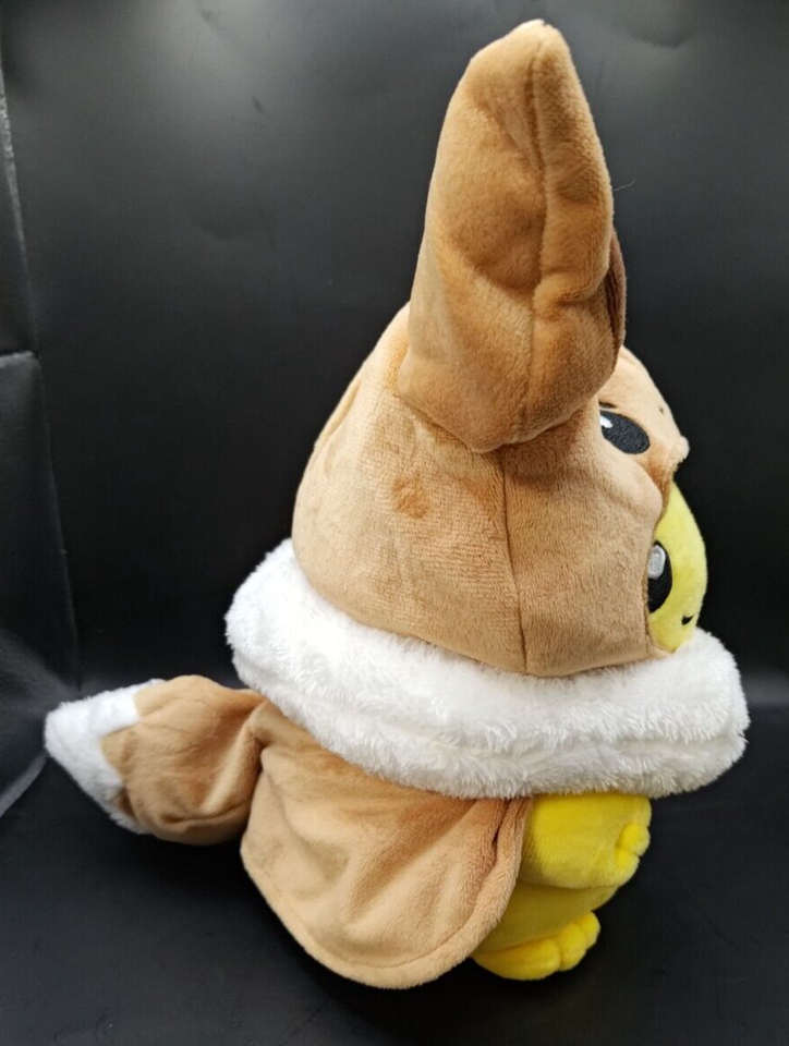 Pikachu Plushie with Eevee Poncho