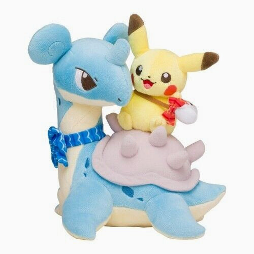 Pokemon Center Original Plush Doll Pikachu & Lapras