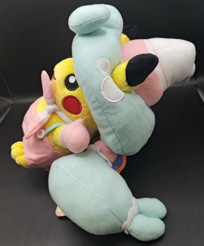 Pikachu Plushie with Hatterene Costume