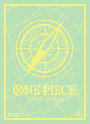 ONE PIECE Card Game Official Card Sleeve Series 9 - Card Back Mint Green & Lemon (70 ct)