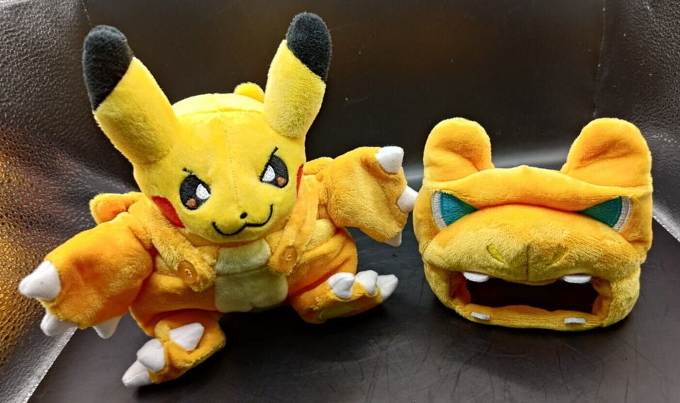 Pikachu Plushie with Charizard Costume