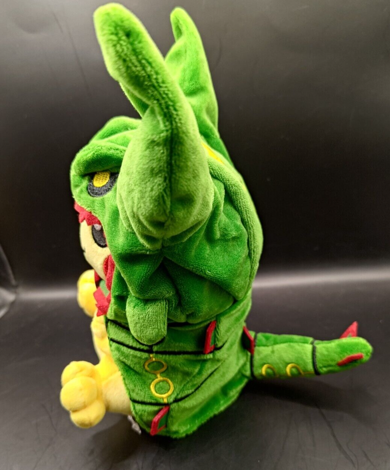 Pikachu with Rayquaza Poncho Plushie