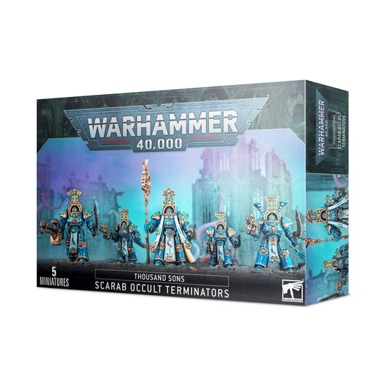 Games Workshop - Warhammer 40K - Thousand Sons - Scarab Occult Terminators