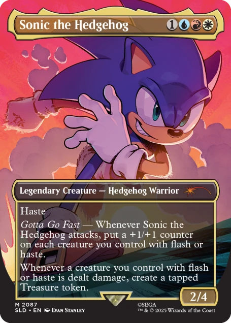 Magic the Gathering Secret Lair x Sonic the Hedgehog: Friends