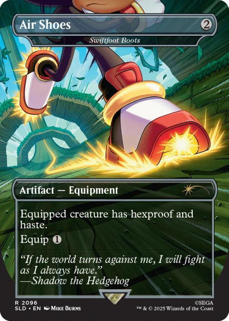 Magic the Gathering Secret Lair x Sonic the Hedgehog: Turbo Gear - Foil Edition