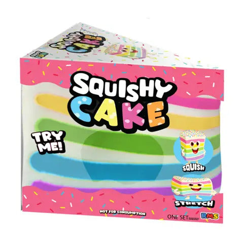 Smushmart Giant Rainbow Fun Fetti Cake Slice Squishy Toy