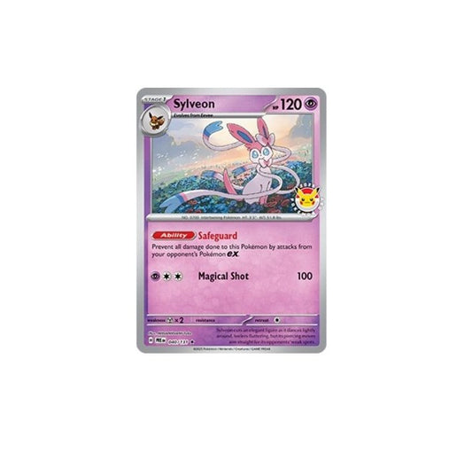 Pokemon TCG: 2025 Pokemon Day Stamped Promo Card - Sylveon (040/131)