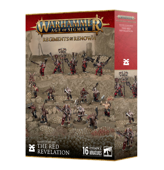 Games Workshop - Warhammer Age of Sigmar - Blades of Khorne - The Red Revalation Regiment of Renown