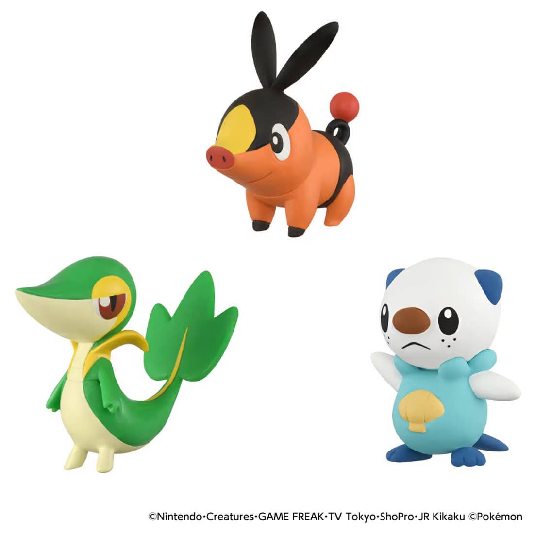 Takara Tomy Pokemon 30th Anniversary Moncolle Travel Set Unova (Set of 3 Starters)