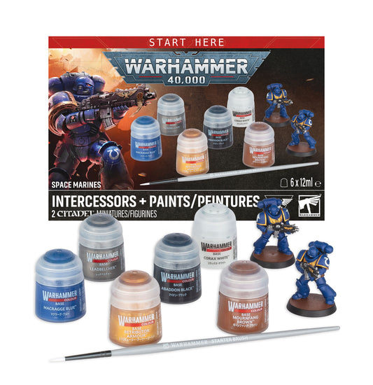 Games Workshop - Warhammer 40K - Space Marines - Intercessors + Paints 2026