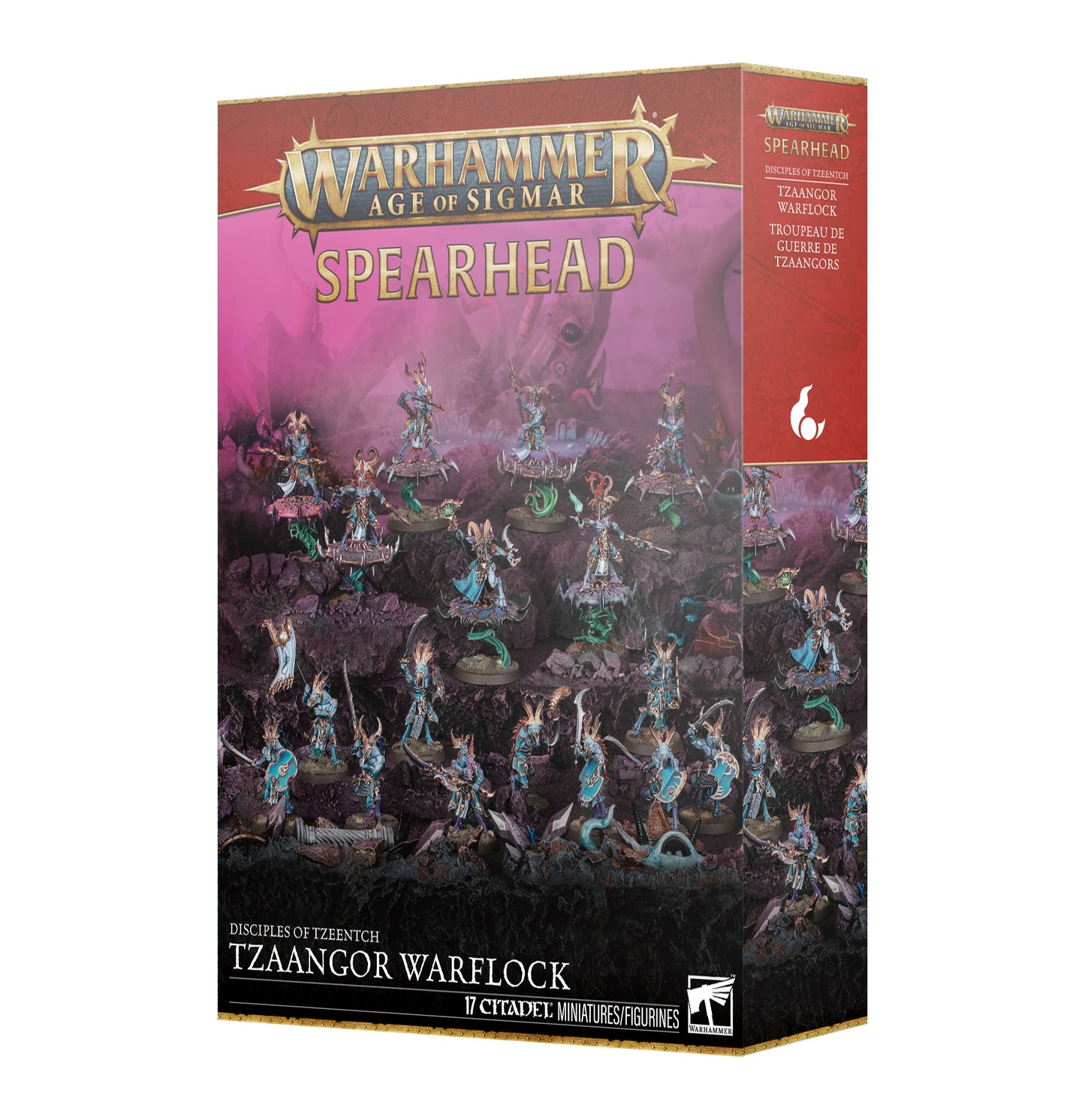 Games Workshop - Warhammer Age of Sigmar Spearhead - Disciples of Tzeentch - Tzaangor Warflock