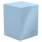 Ultimate Guard Boulder Solid 100+, Deck Case for 100 Double-Sleeved TCG Cards, Baby Blue, Secure & Durable Storage for Trading Card Games, No Transparency