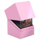 Ultimate Guard Boulder Solid 100+, Deck Case for 100 Double-Sleeved TCG Cards, Candy Pink, Secure & Durable Storage for Trading Card Games, No Transparency