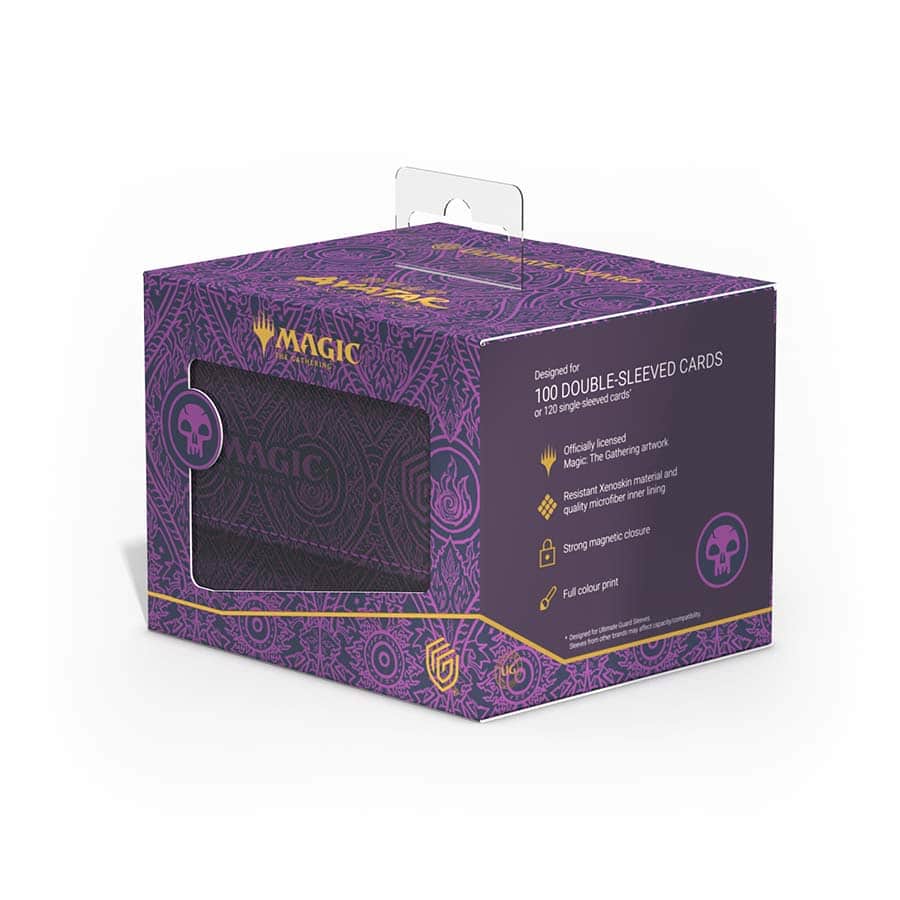Ultimate Guard: Magic the Gathering: Deck Case Sidewinder 100+ Xenoskin: Avatar the Last Airbender: Mana Symbol Black Swamp