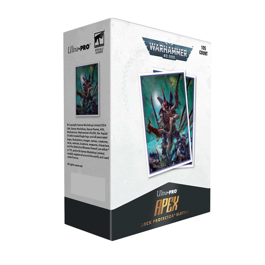Ultra Pro Warhammer 40K Universal Tyranids 105-Count Apex Deck Protectors Card Sleeves