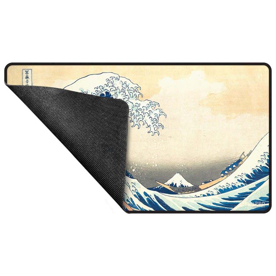 Ultra Pro: Fine Art: The Great Wave Off Kanagawa: Black Stitched Playmat