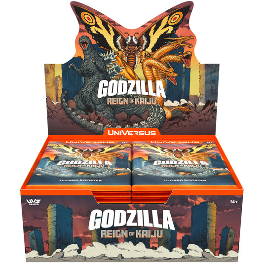 UniVersus: Godzilla - Reign Of Kaiju Booster Box - 24 Packs - Presale Ships 03/13/2026