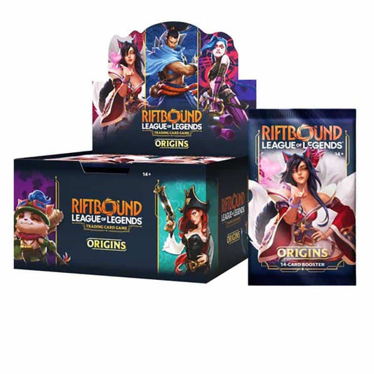 Riftbound TCG: League of Legends Origins (Set 1) Booster Box - 24 Packs - Presale Ships 10/31/2025