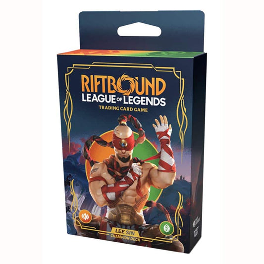 Riftbound TCG: League of Legends Champion Deck - Lee Sin (56 Cards) - Presale Ships 10/31/2025