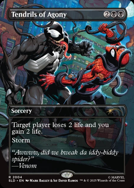 Magic the Gathering Secret Lair x Marvel's Spider-Man: Venom Unleashed (Colors) (Foil)