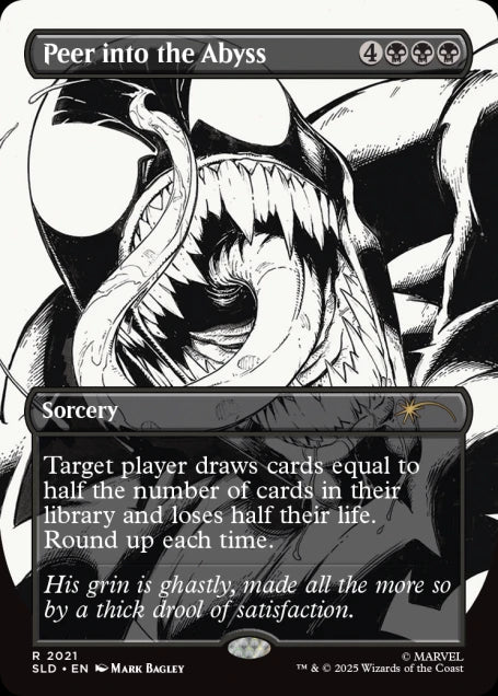 Magic the Gathering Secret Lair x Marvel's Spider-Man: Venom Unleashed (Inks) (Foil)