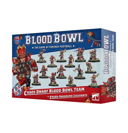 Games Workshop - Blood Bowl - Chaos Dwarf Blood Bowl Team - The Zharr-Naggrund Ziggurats