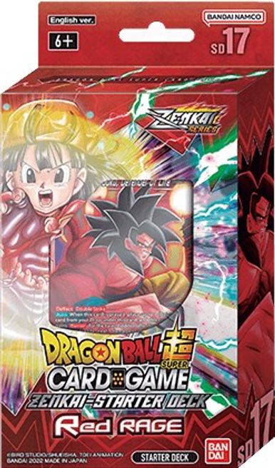 Dragon Ball Super TCG: Starter Deck - Zenkai Dawn of the Z-Legends Red Rage SD17