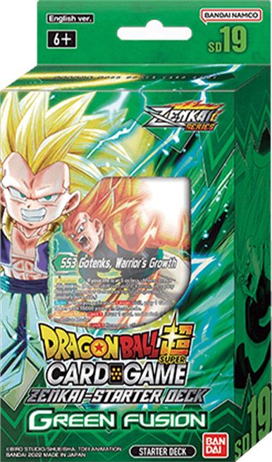 Dragon Ball Super TCG: Starter Deck - Zenkai Dawn of the Z-Legends Green Fusion SD19