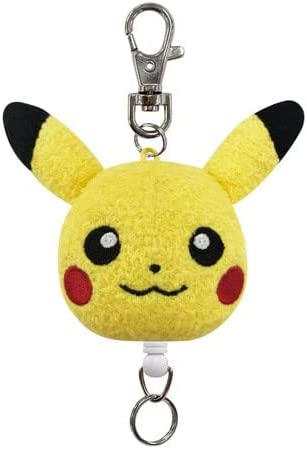 Pokemon Mascot Reel Keychain Plush - Pikachu