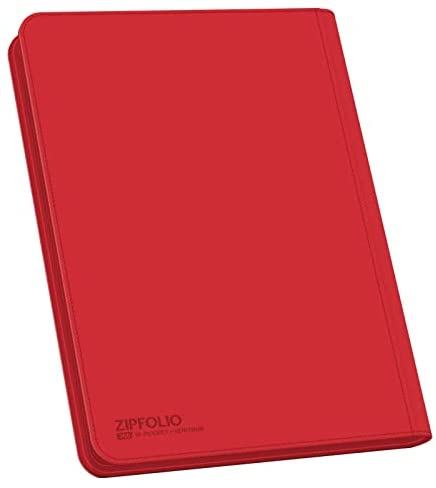 Ultimate Guard 9 Pocket Xenoskin Zipfolio - Red