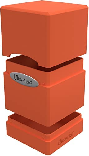 Ultra Pro Satin Tower Deck Box - Pumpkin Orange