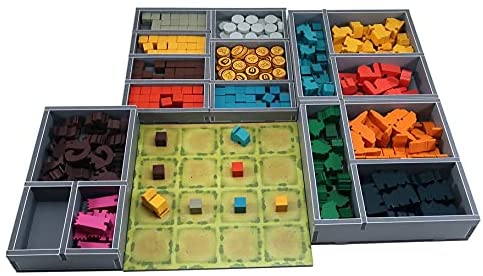 Folded Space Tiny Towns and Expansions Board Game Box Inserts