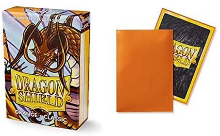 Dragon Shield 60ct Japanese Mini Card Sleeves Display Case (10 Packs) - Classic Orange