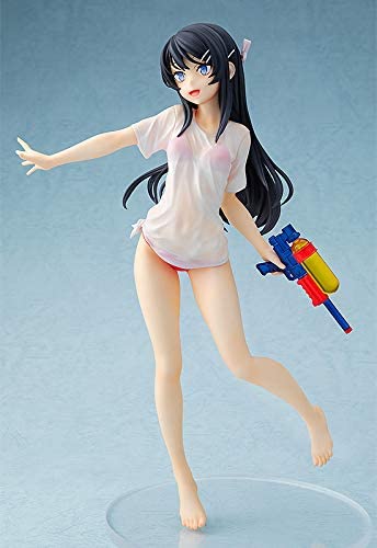 Chara-ani 1:7 Scale PVC Figure - Rascal Does Not Dream of Bunny Girl Senpai: Mai Sakurajima (Water Gun Date Ver.)