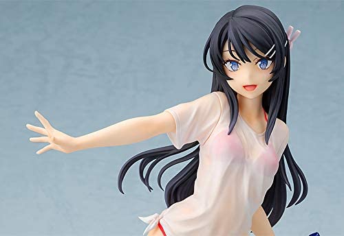 Chara-ani 1:7 Scale PVC Figure - Rascal Does Not Dream of Bunny Girl Senpai: Mai Sakurajima (Water Gun Date Ver.)