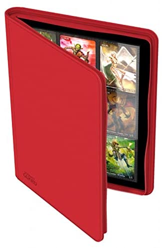 Ultimate Guard 9 Pocket Xenoskin Zipfolio - Red