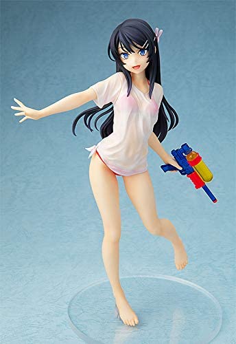 Chara-ani 1:7 Scale PVC Figure - Rascal Does Not Dream of Bunny Girl Senpai: Mai Sakurajima (Water Gun Date Ver.)